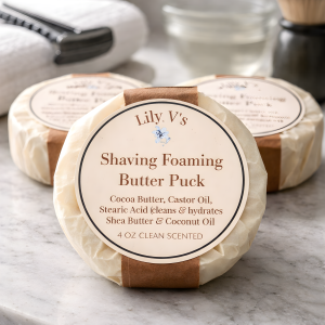 Shaving Foam Butter Puck